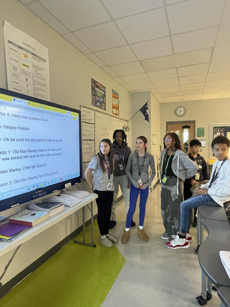 kids sharing with the class 