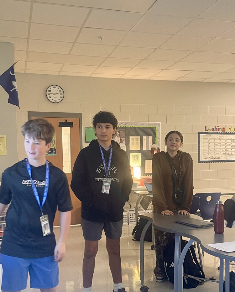 kids sharing with the class 