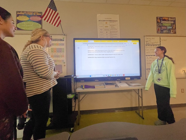 kids sharing with the class 