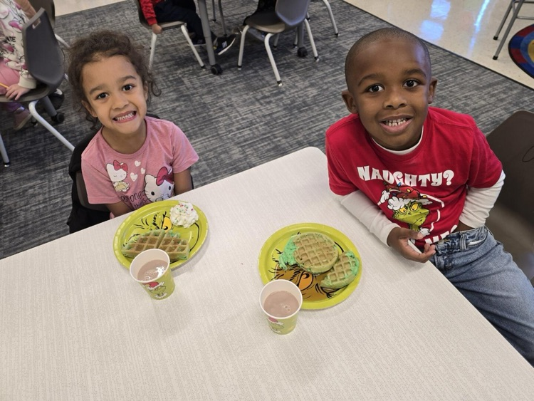 Mrs Cummings class Grinch Breakfast
