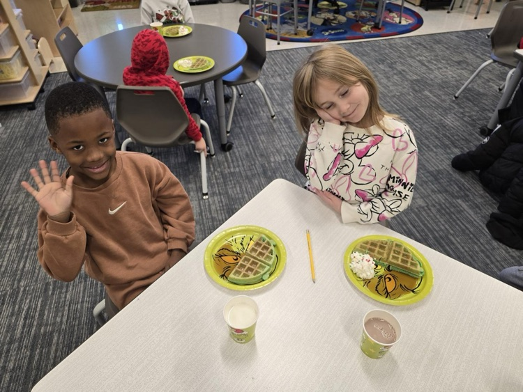 Mrs Cummings class Grinch Breakfast