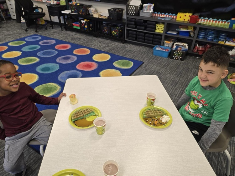 Mrs Cummings class Grinch Breakfast