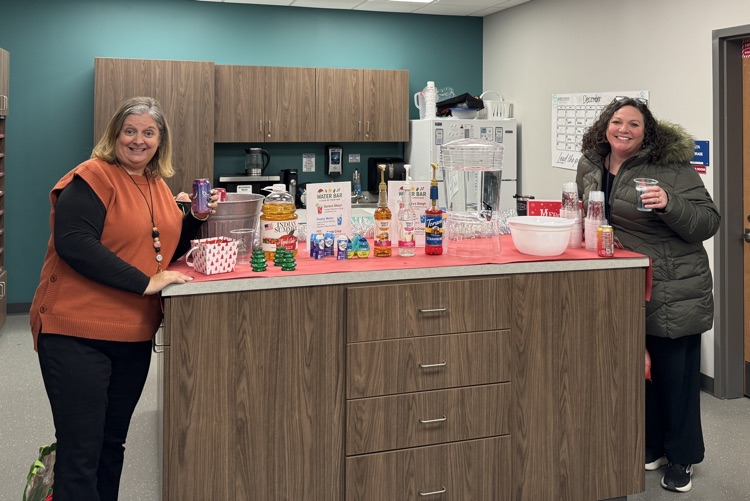 teachers with water and flavor