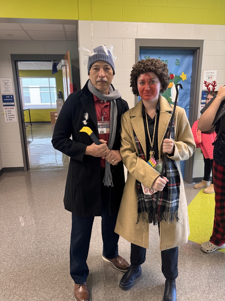 teachers and kids dressed up as movie characters 