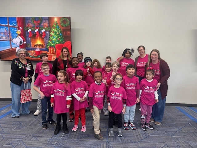 Ms. Taylor and Mrs. Cleveland’s did their annual Christmas Caroling at the District Office Christmas party. 