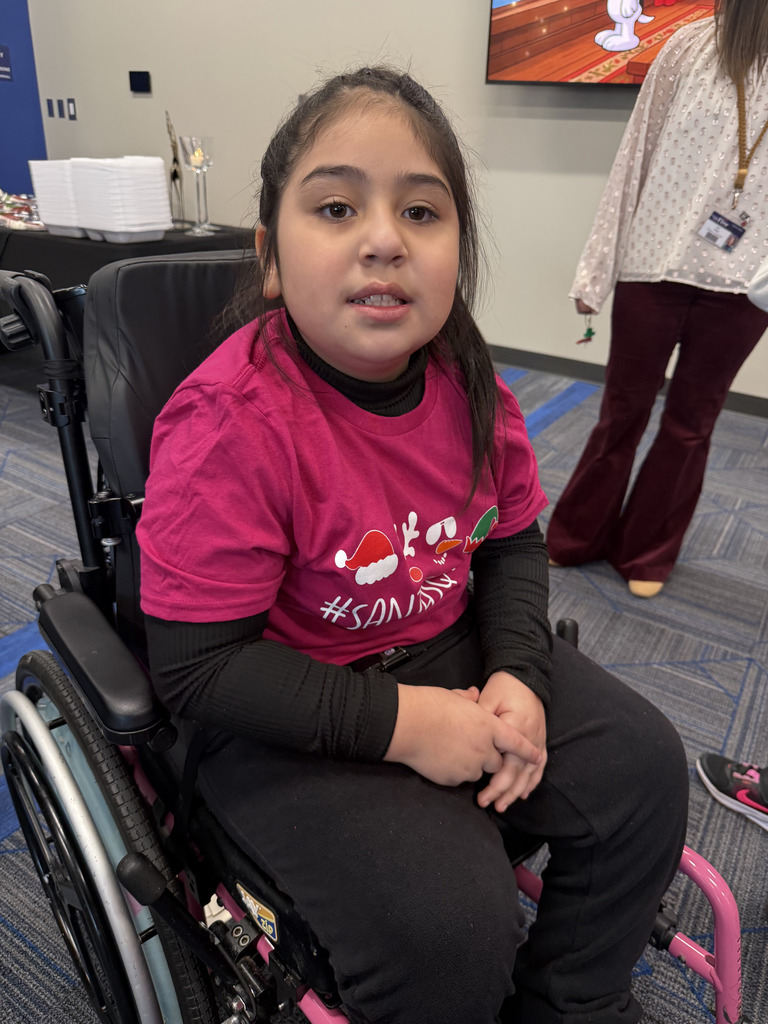 Ms. Taylor and Mrs. Cleveland’s did their annual Christmas Caroling at the District Office Christmas party. 