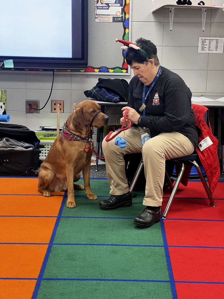 The Chaser Initiative visited Mrs. Edwards first grade. It was a great interactive program with a service dog