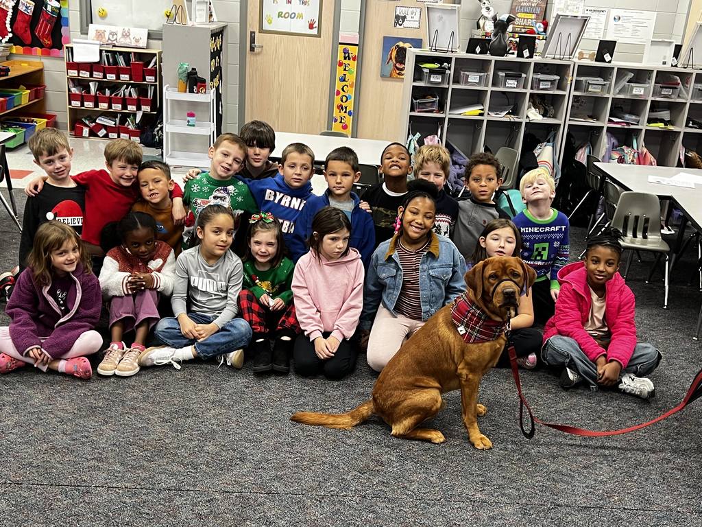 The Chaser Initiative visited Mrs. Edwards first grade. It was a great interactive program with a service dog