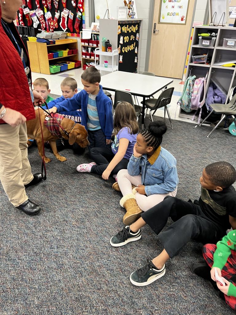 The Chaser Initiative visited Mrs. Edwards first grade. It was a great interactive program with a service dog