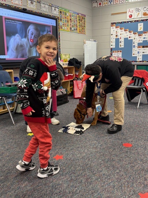 The Chaser Initiative visited Mrs. Wells’s first grade