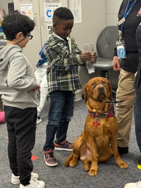 The Chaser Initiative visited Mrs. Wells’s first grade