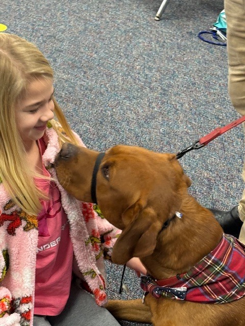 The Chaser Initiative visited Mrs. Wells’s first grade
