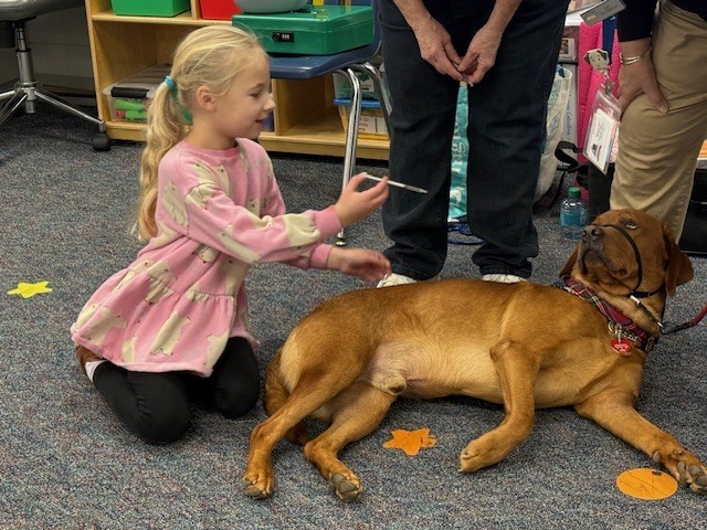 The Chaser Initiative visited Mrs. Wells’s first grade