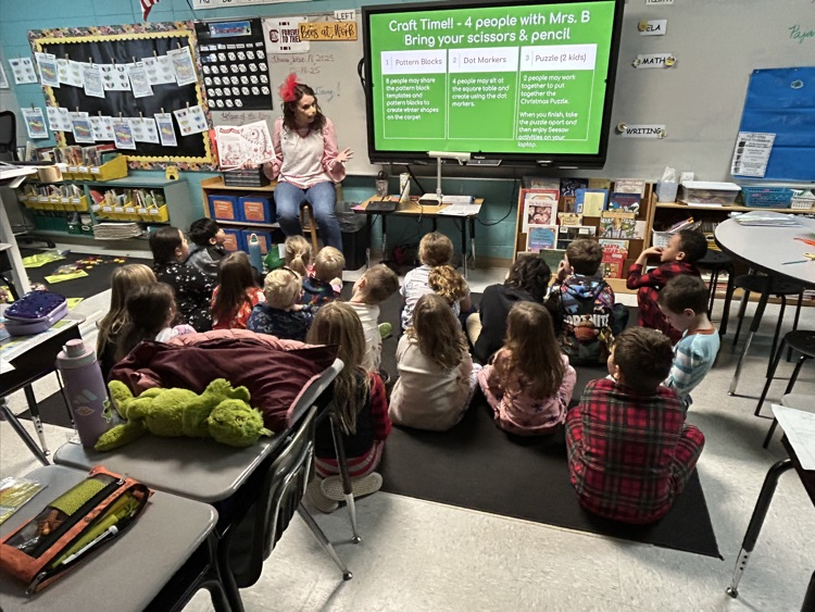  A special guest from Whoville reading How the Grinch Stole Christmas 