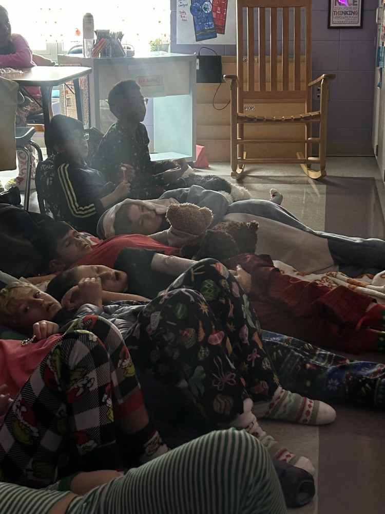 Holiday breakfast, sock exchange, and Polar Express day in Mrs. Sheriff’s classes. 