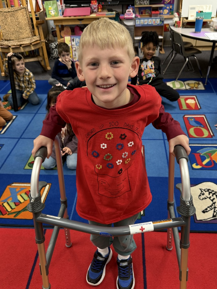 💯100 days smarter and dressed to show it in Miss Wheeler & Mrs. Wilber’s class! 💯