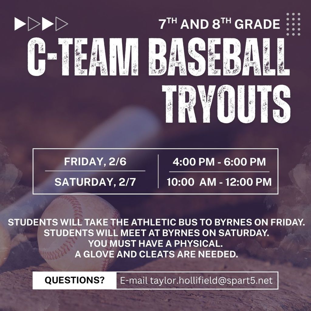 baseball tryout poster