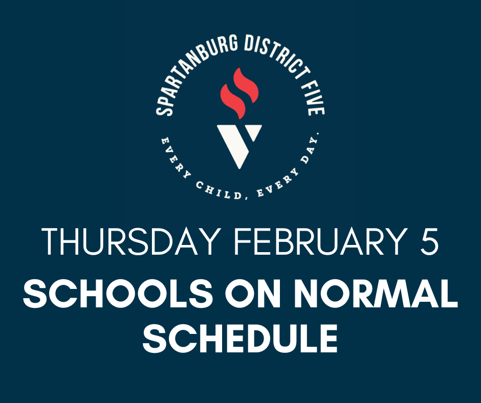 normal schedule graphic