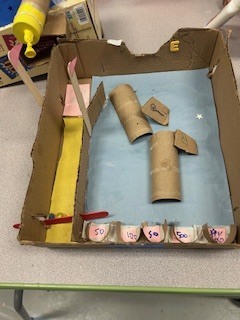 Mrs. Jalbert's class finished their Pinball Machine builds in Innovations!