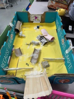 Mrs. Jalbert's class finished their Pinball Machine builds in Innovations!