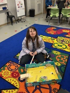 Mrs. Jalbert's class finished their Pinball Machine builds in Innovations!