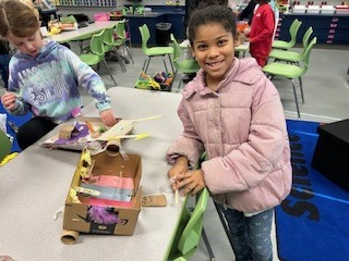 Mrs. Jalbert's class finished their Pinball Machine builds in Innovations!