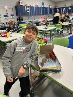 Mrs. Jalbert's class finished their Pinball Machine builds in Innovations!