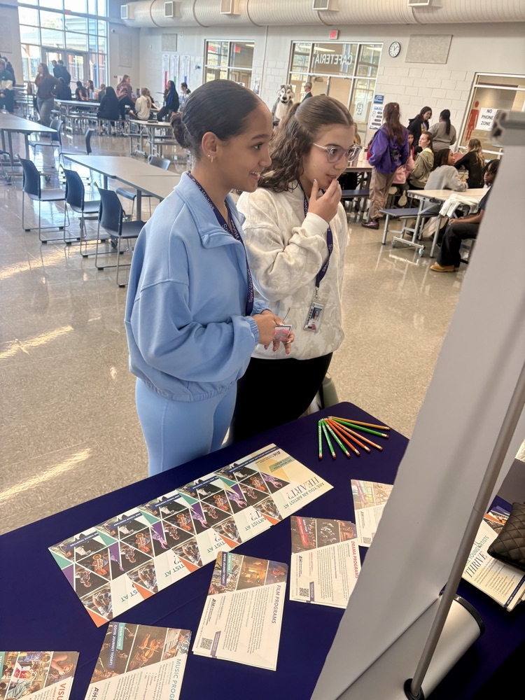 Kids checking out the table