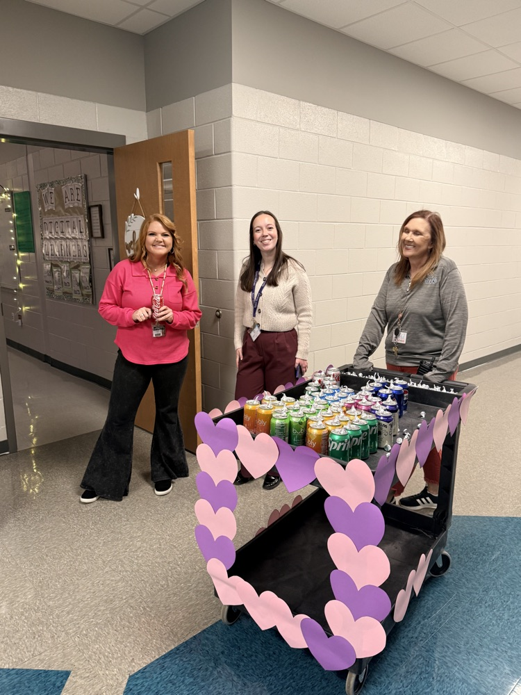 admin team with teachers 