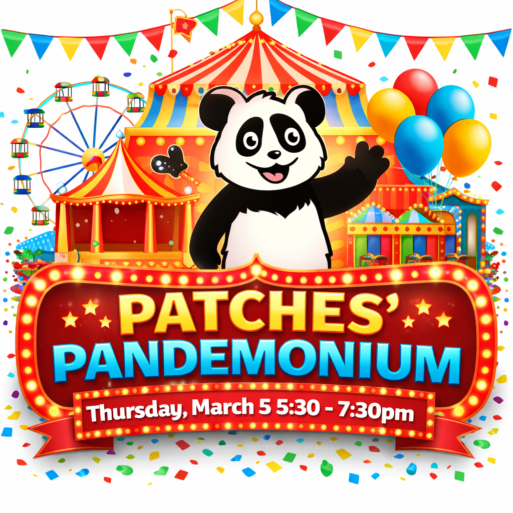  Patches Pandemonium Thursday, March 5⋅5:30 – 7:30pm