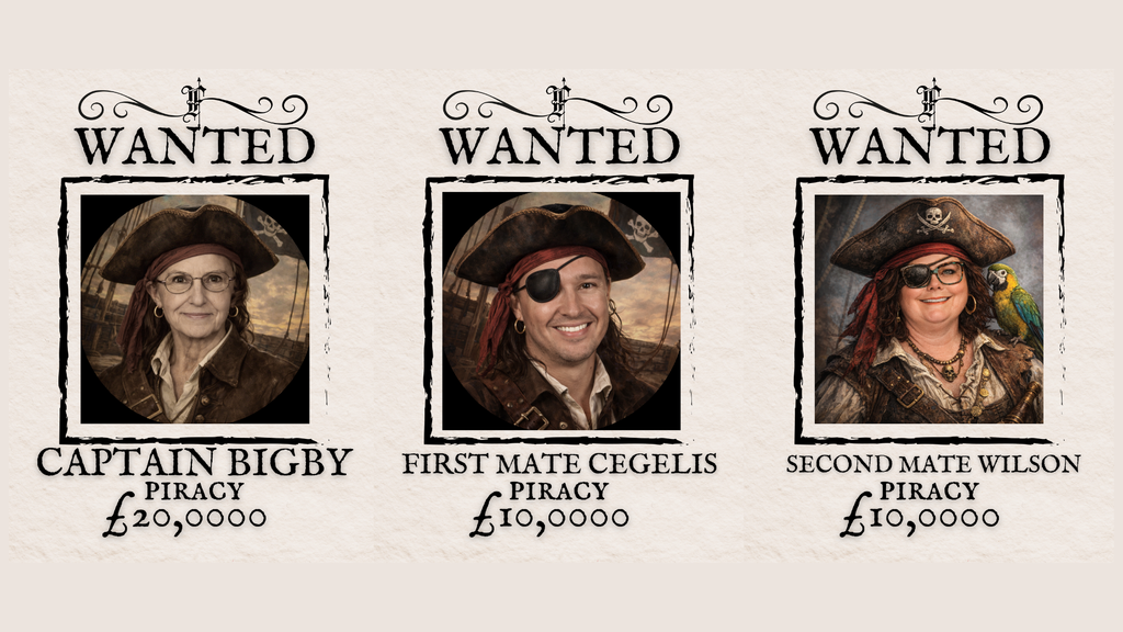 wanted pirates beware