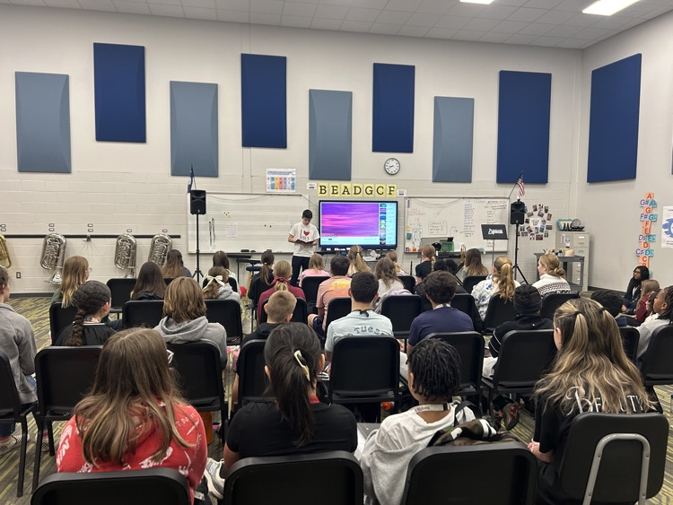 student speaking at FCA 