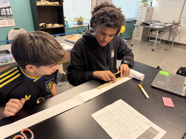 kids in science class