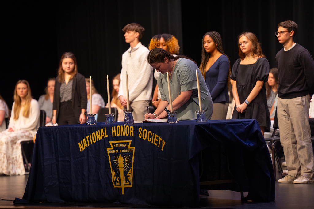 National Honor Society induction