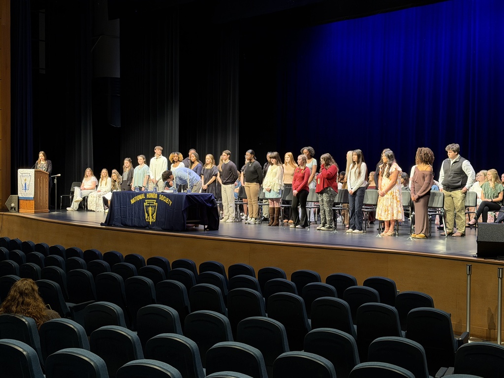 National Honor Society induction
