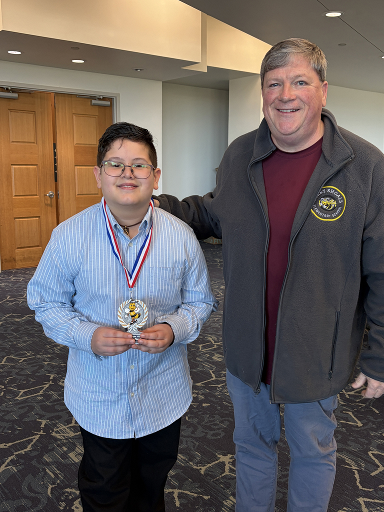 spelling bee student and principal