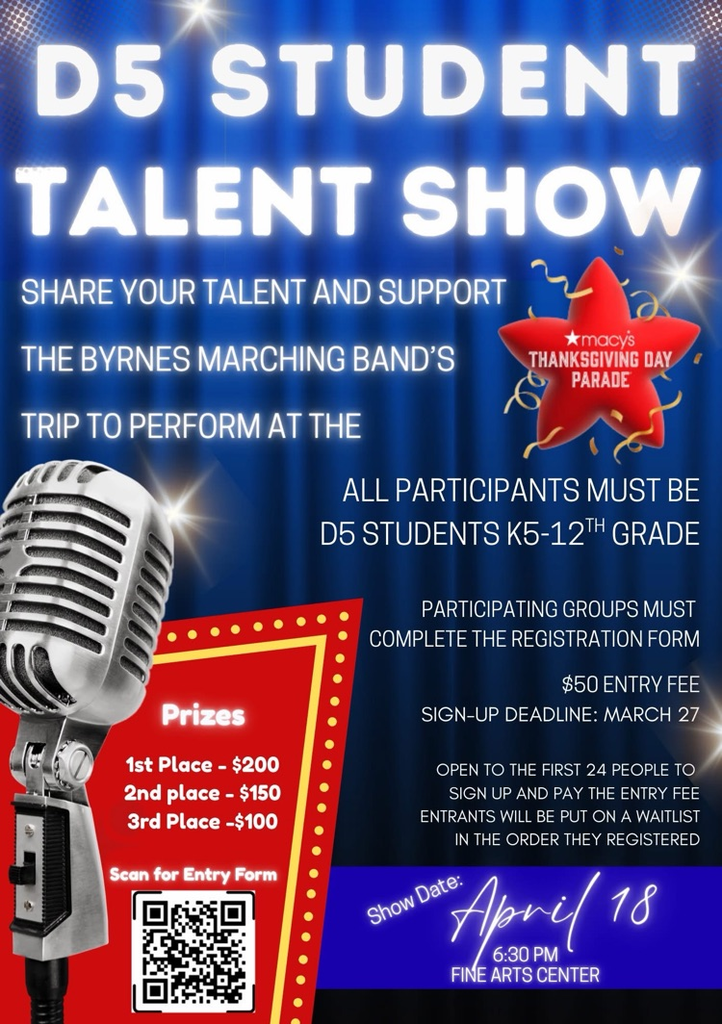 talent show póster 
