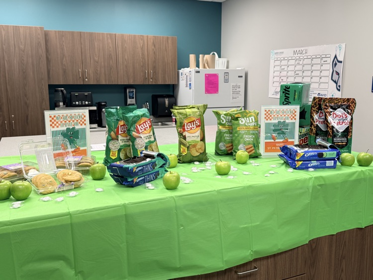 snacks in the mailroom