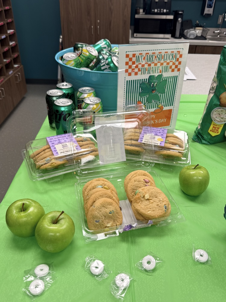 snacks in the mailroom