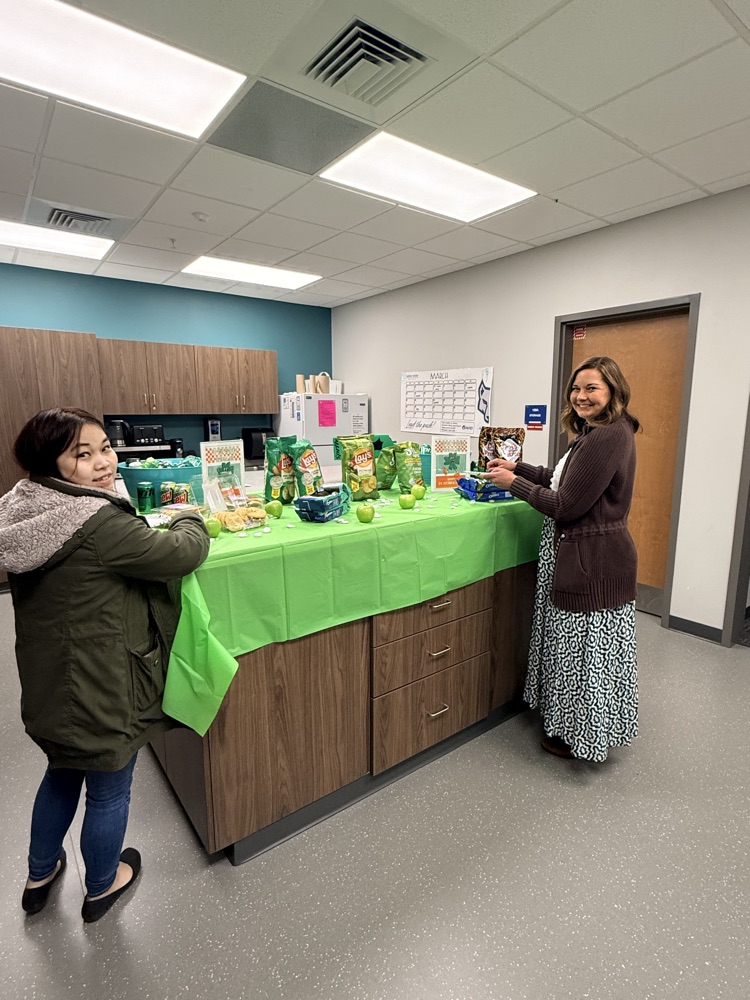 snacks in the mailroom