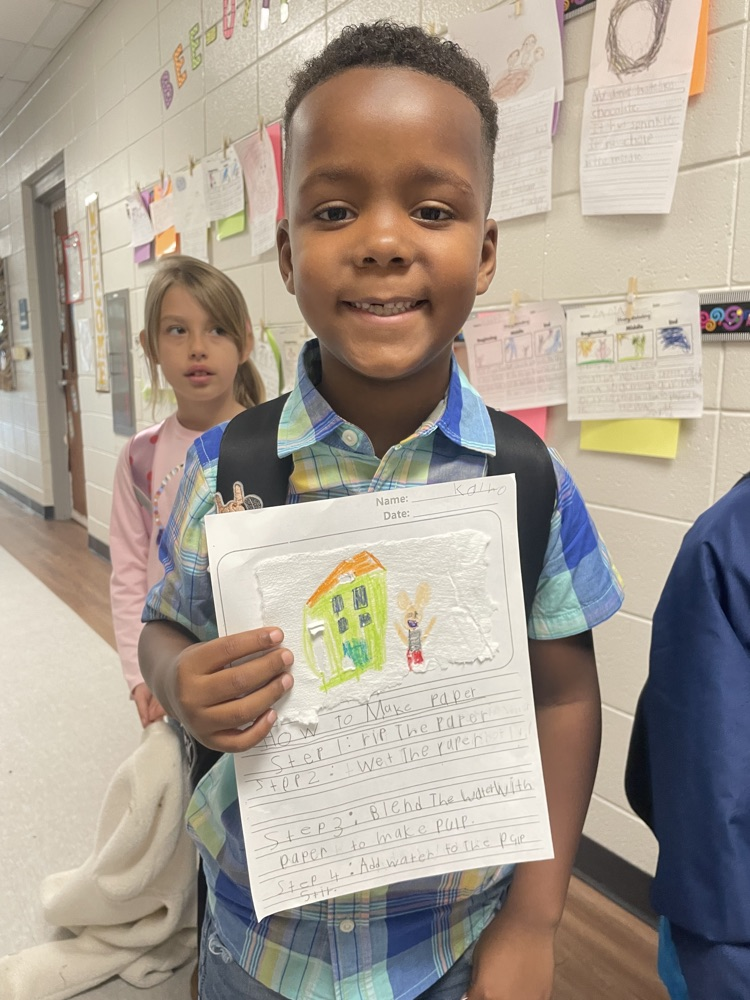 Making paper is Mrs Atwood’s class