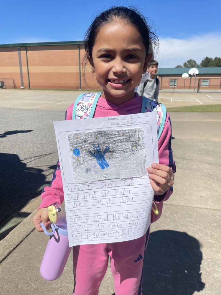 Making paper is Mrs Atwood’s class