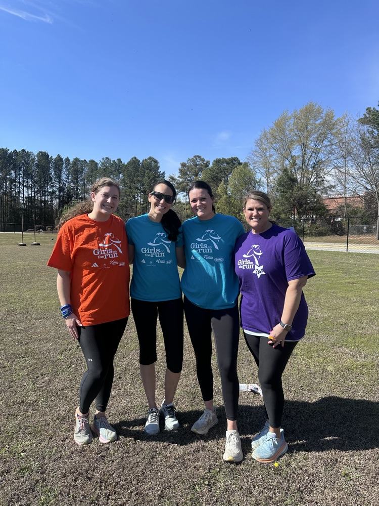 Our Girls on the Run team held their practice 5K yesterday and did an outstanding job!