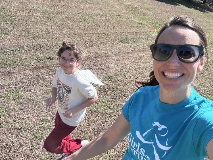 Our Girls on the Run team held their practice 5K yesterday and did an outstanding job!
