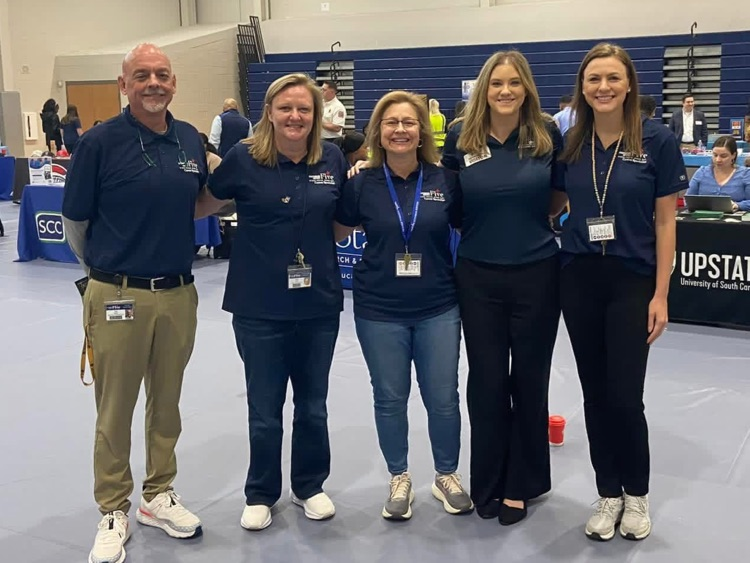 teachers at career fair