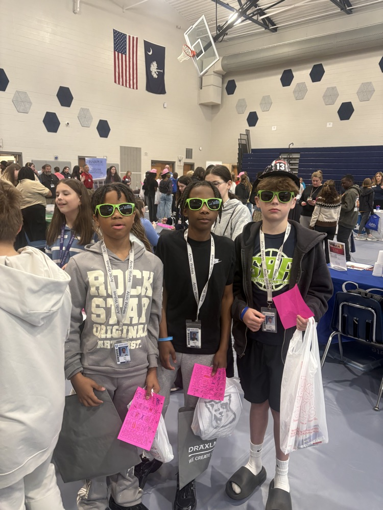 students at career fair