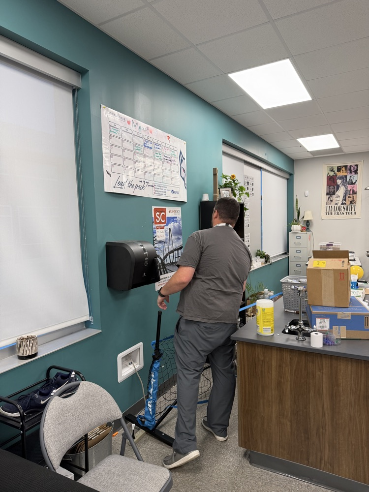 teachers finding camouflage butterflies