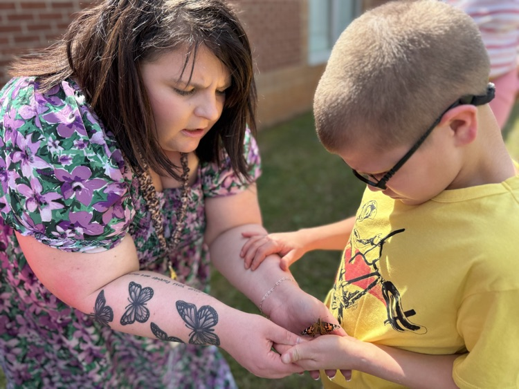 What a beautiful day for a butterfly release!  Mrs. Cleveland’s students learned so much observing part of the butterfly’s life cycle.