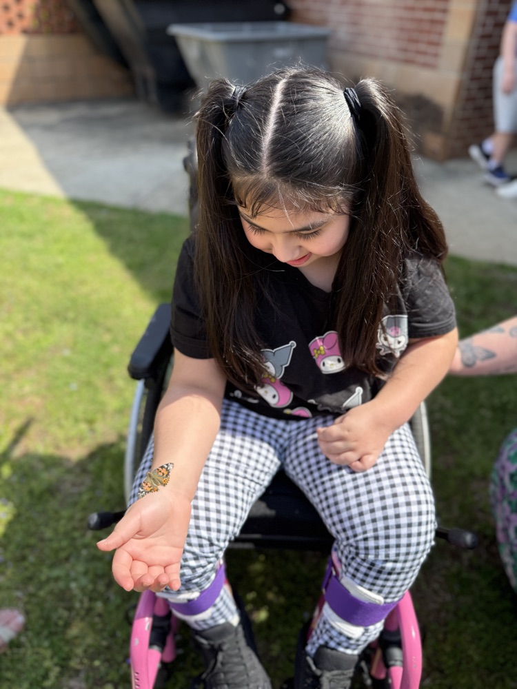 What a beautiful day for a butterfly release!  Mrs. Cleveland’s students learned so much observing part of the butterfly’s life cycle.