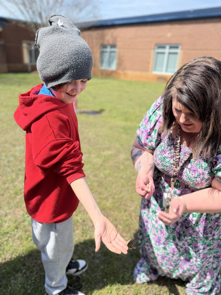 What a beautiful day for a butterfly release!  Mrs. Cleveland’s students learned so much observing part of the butterfly’s life cycle.